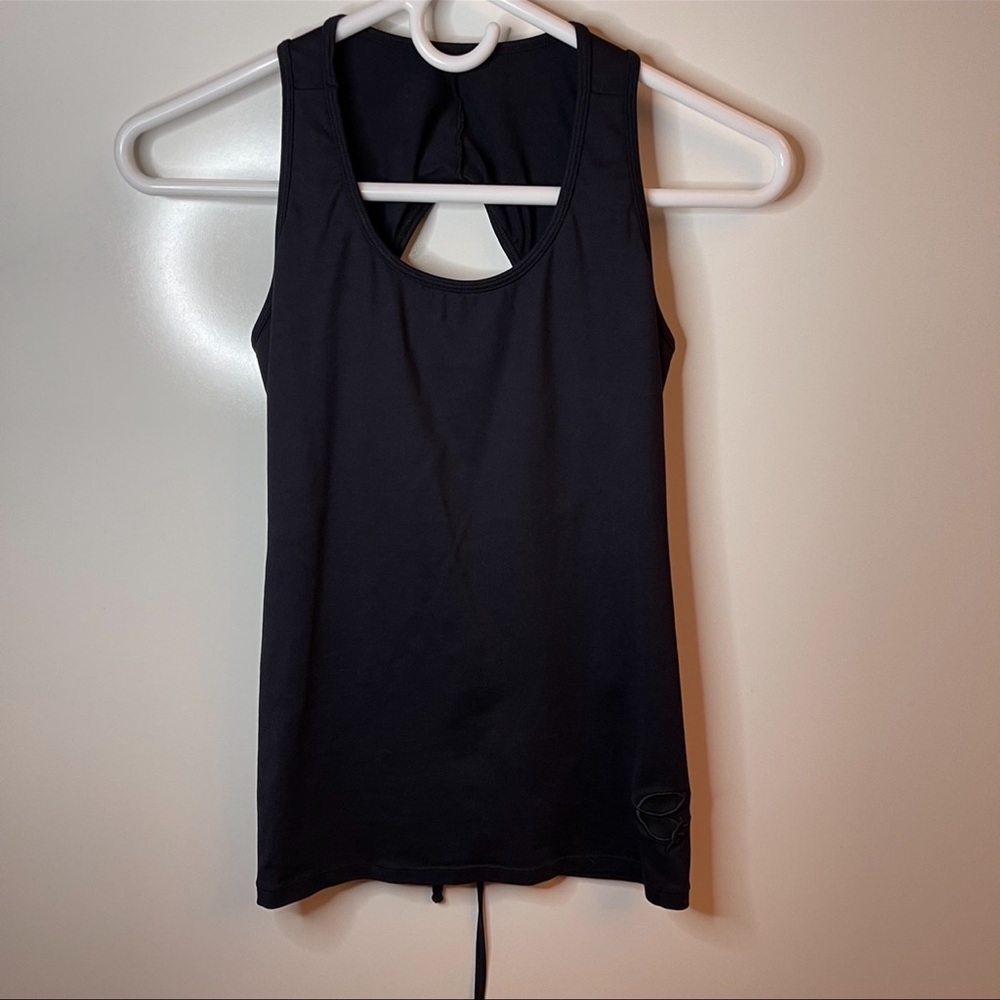 Equilibrium Activewear Women’s Lace Up Back Tank Top